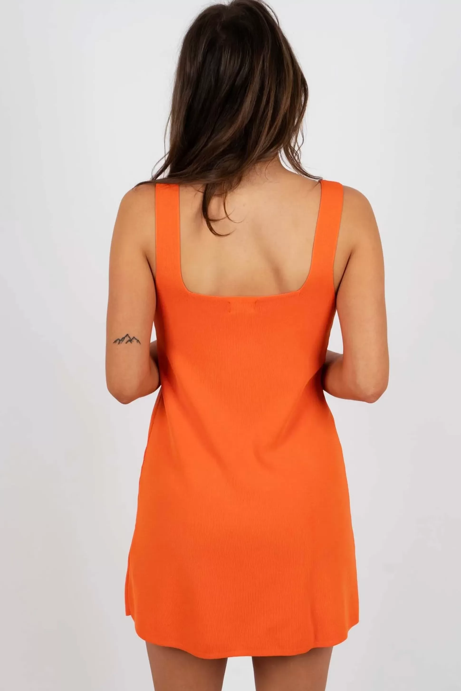 Blushing Brunette A Better Day Dress (Orange)>Women Dresses