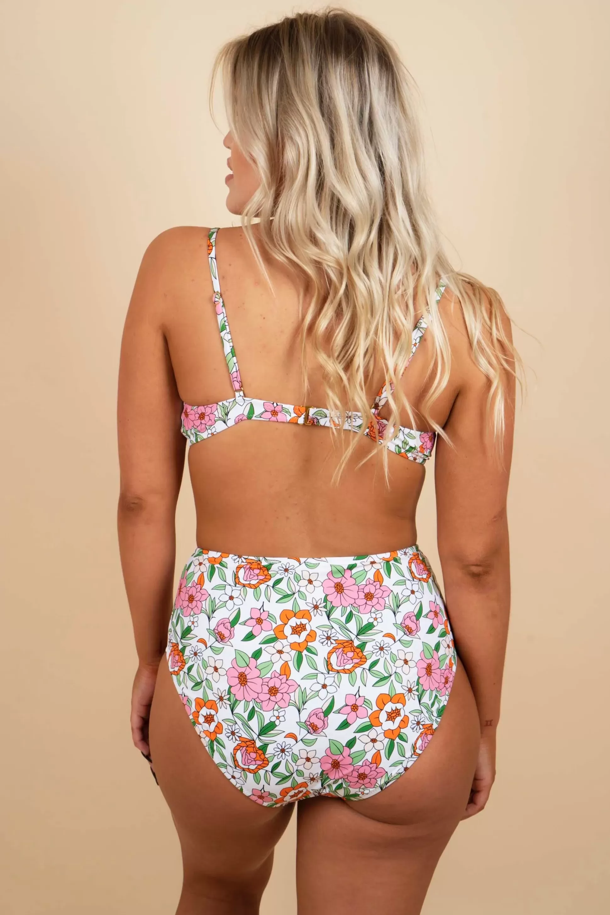 Blushing Brunette Adventures Ahead Swimsuit Bottom>Women Two Piece Swimsuits