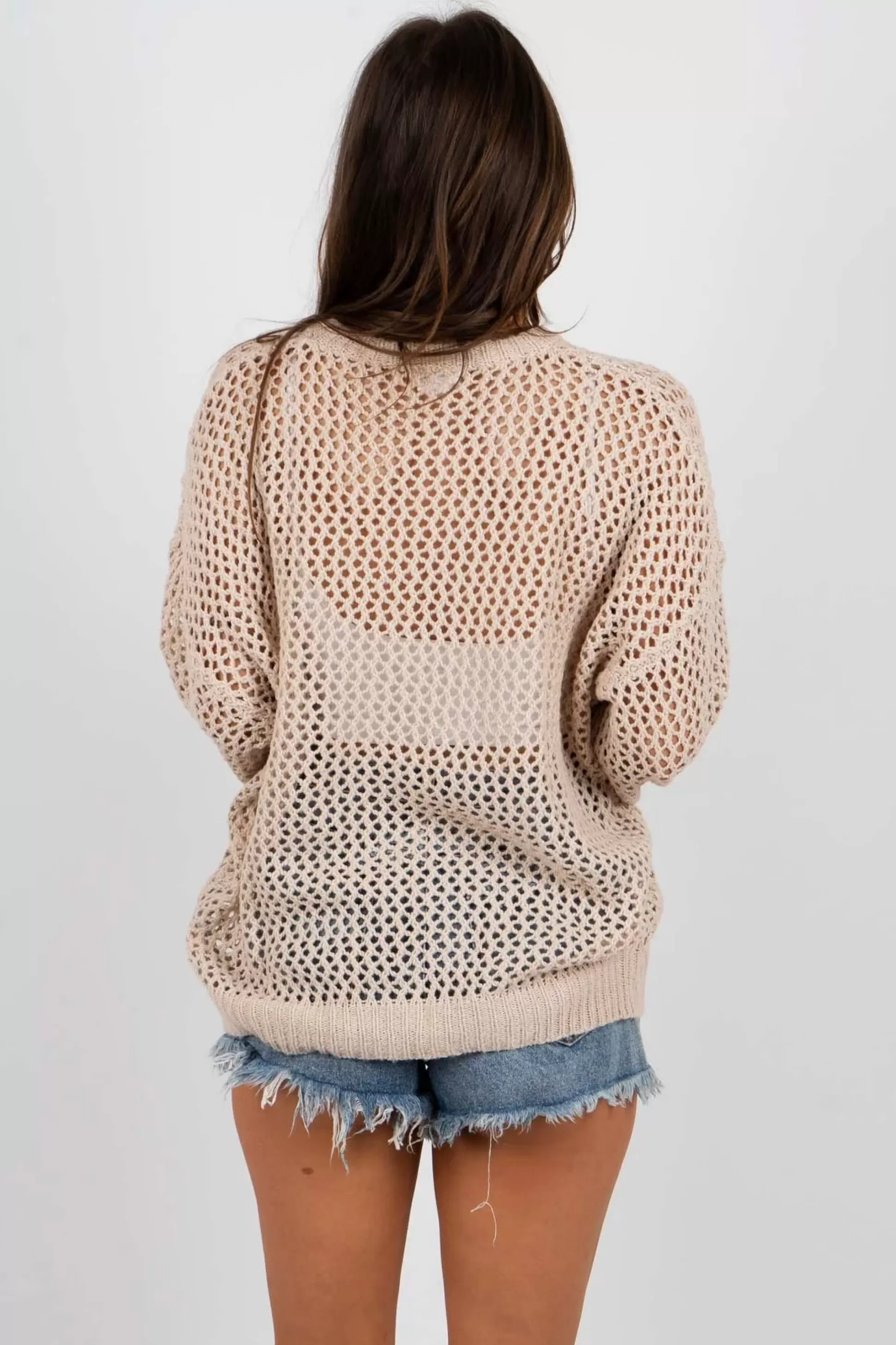 Blushing Brunette Back To You Sweater>Women Sweaters