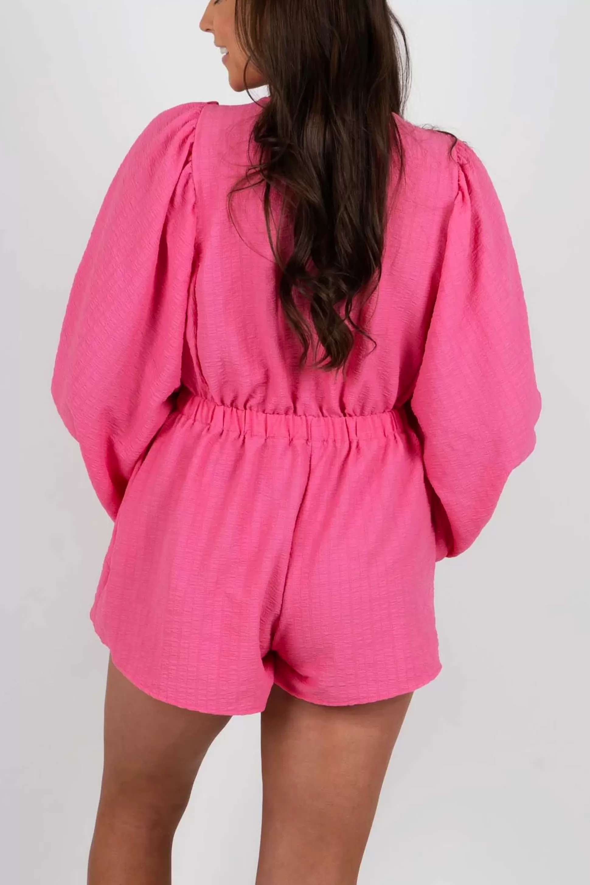 Blushing Brunette Call Out To You Romper>Women Rompers