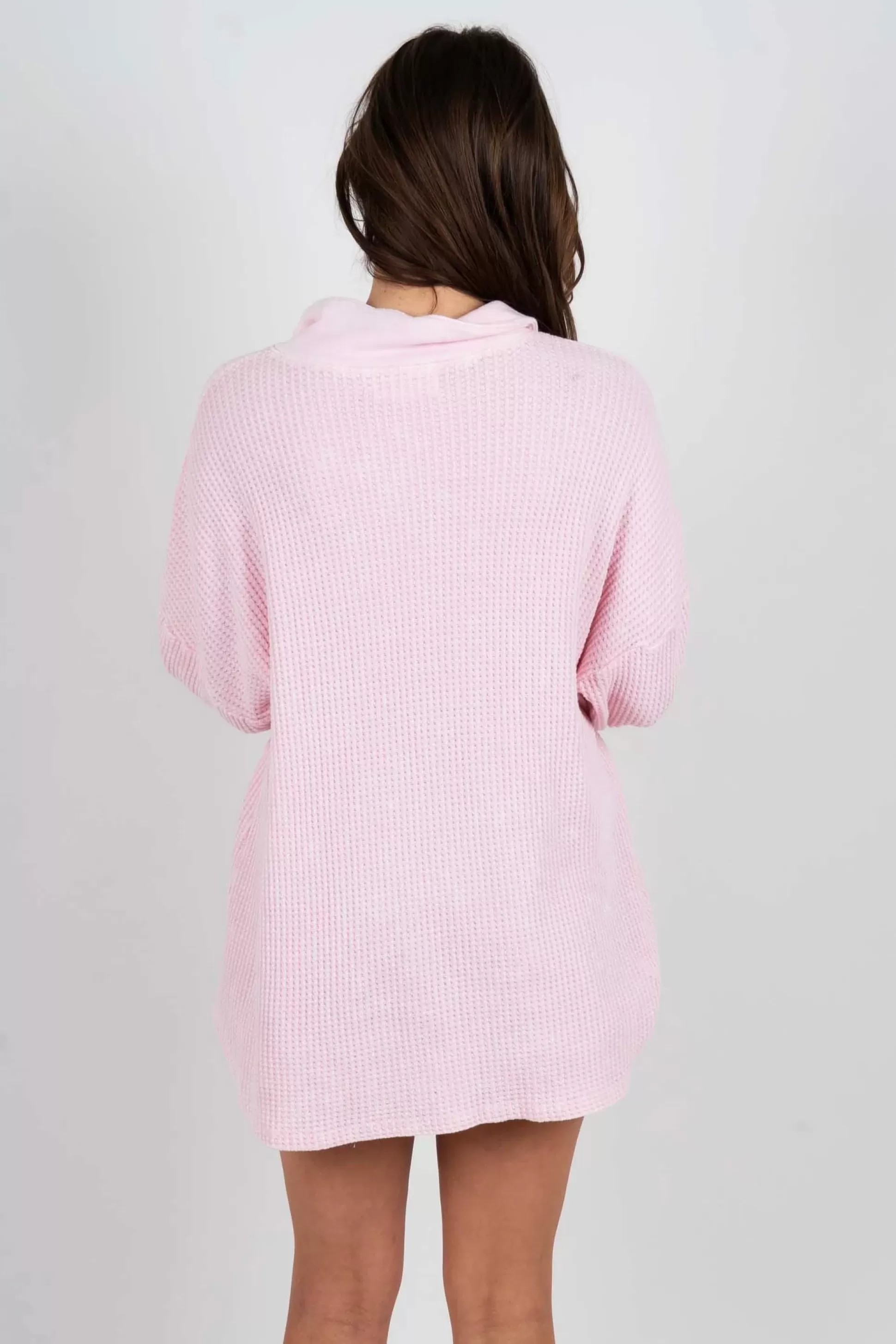 Blushing Brunette Camdyn Button Down (Baby Pink)>Women Outerwear