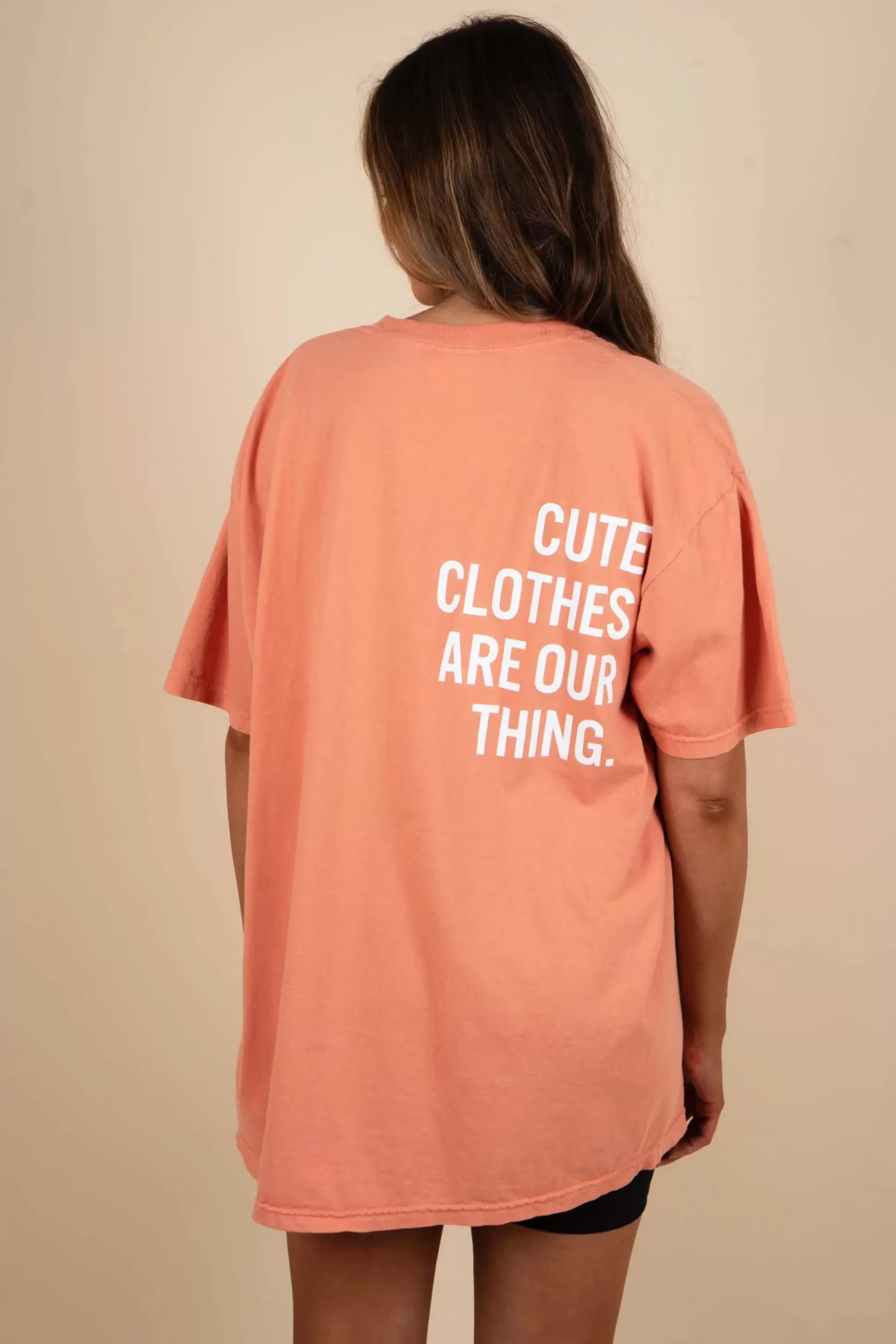 Blushing Brunette Cute Clothes Are Our Thing Tee>Women Graphics