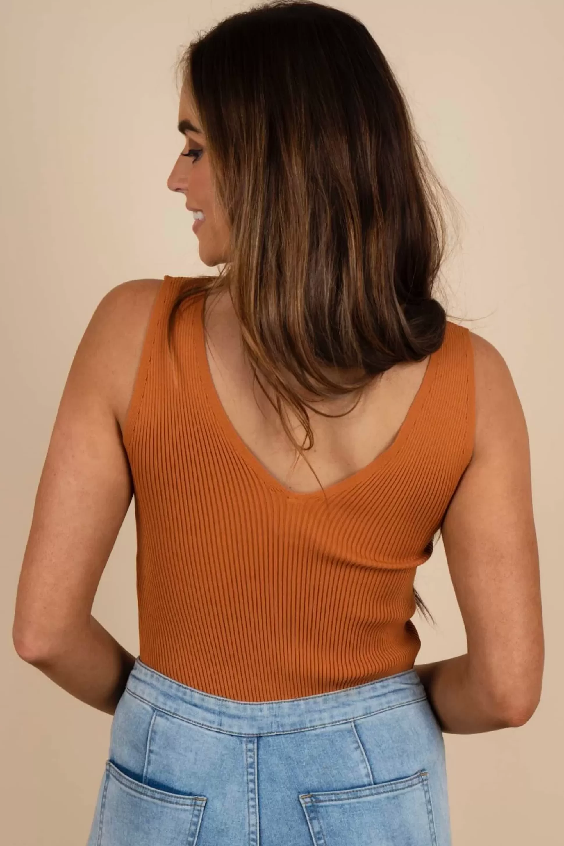 Blushing Brunette Don'T Hold Back Bodysuit (Amber)>Women Sweaters