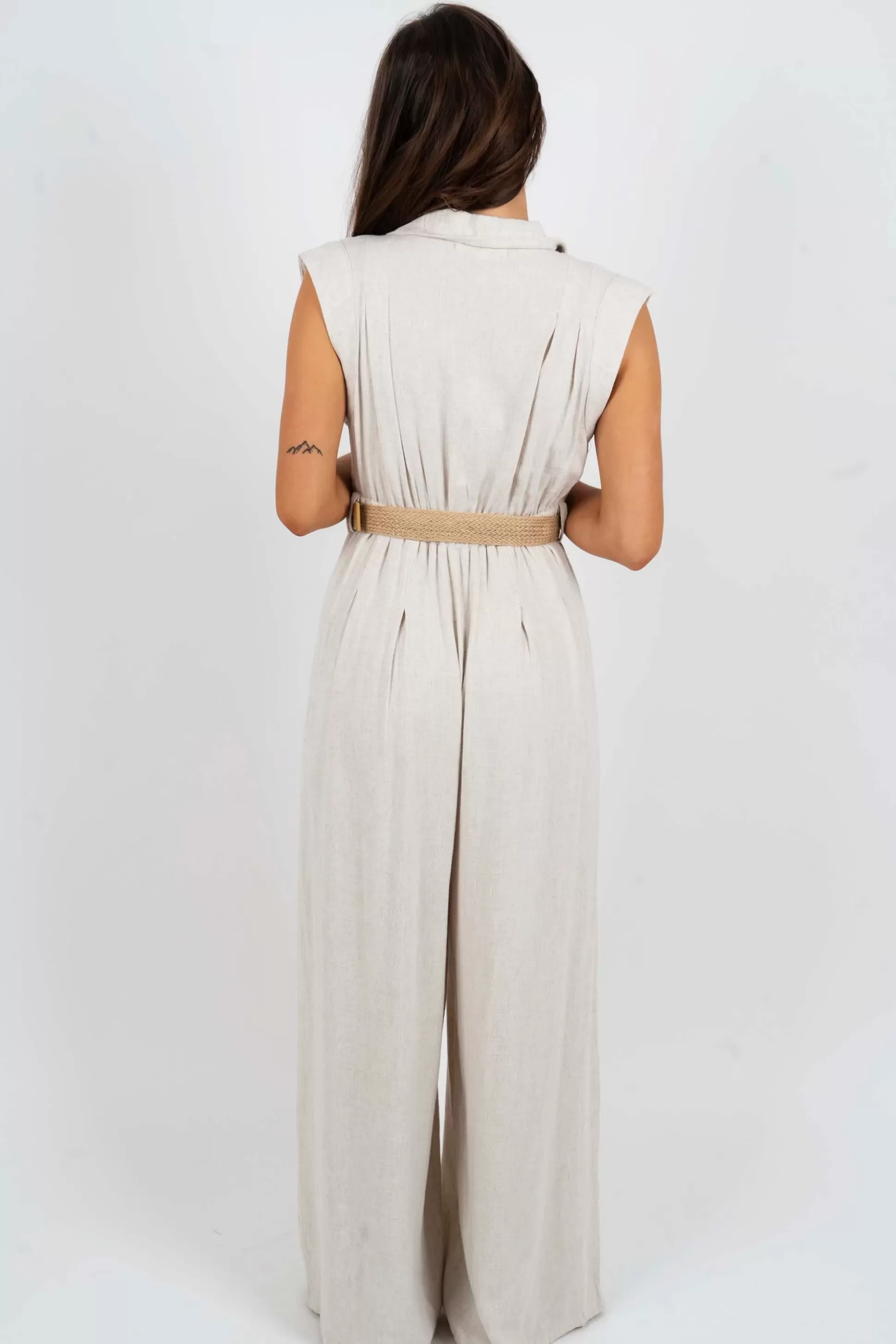 Blushing Brunette Escape With You Jumpsuit>Women Jumpsuits