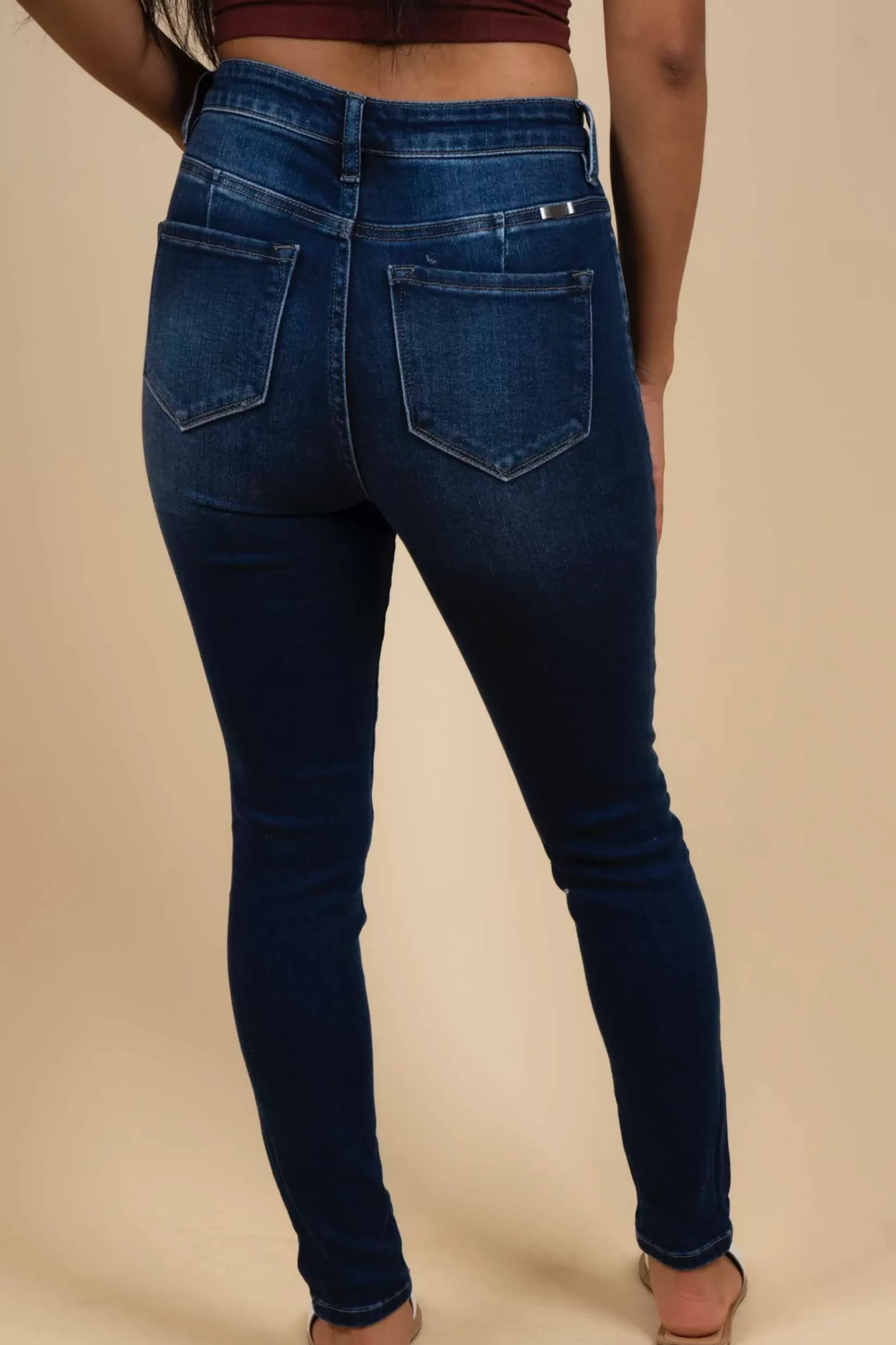 Blushing Brunette Harlee Kancan Skinny Jeans (Dark)>Women Pants And Jeans