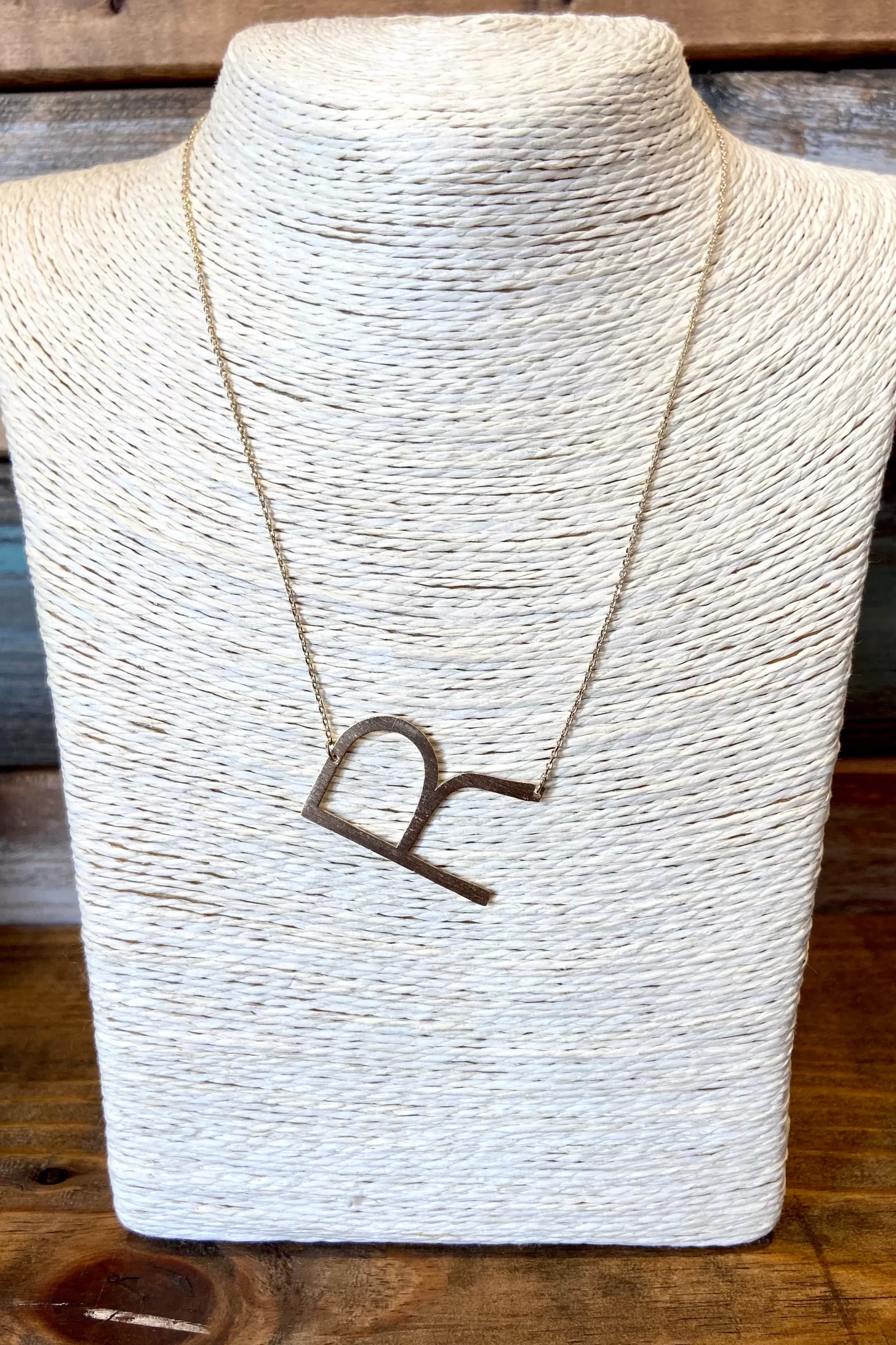 Blushing Brunette Initial Necklaces (All Letters)>Women Jewelry