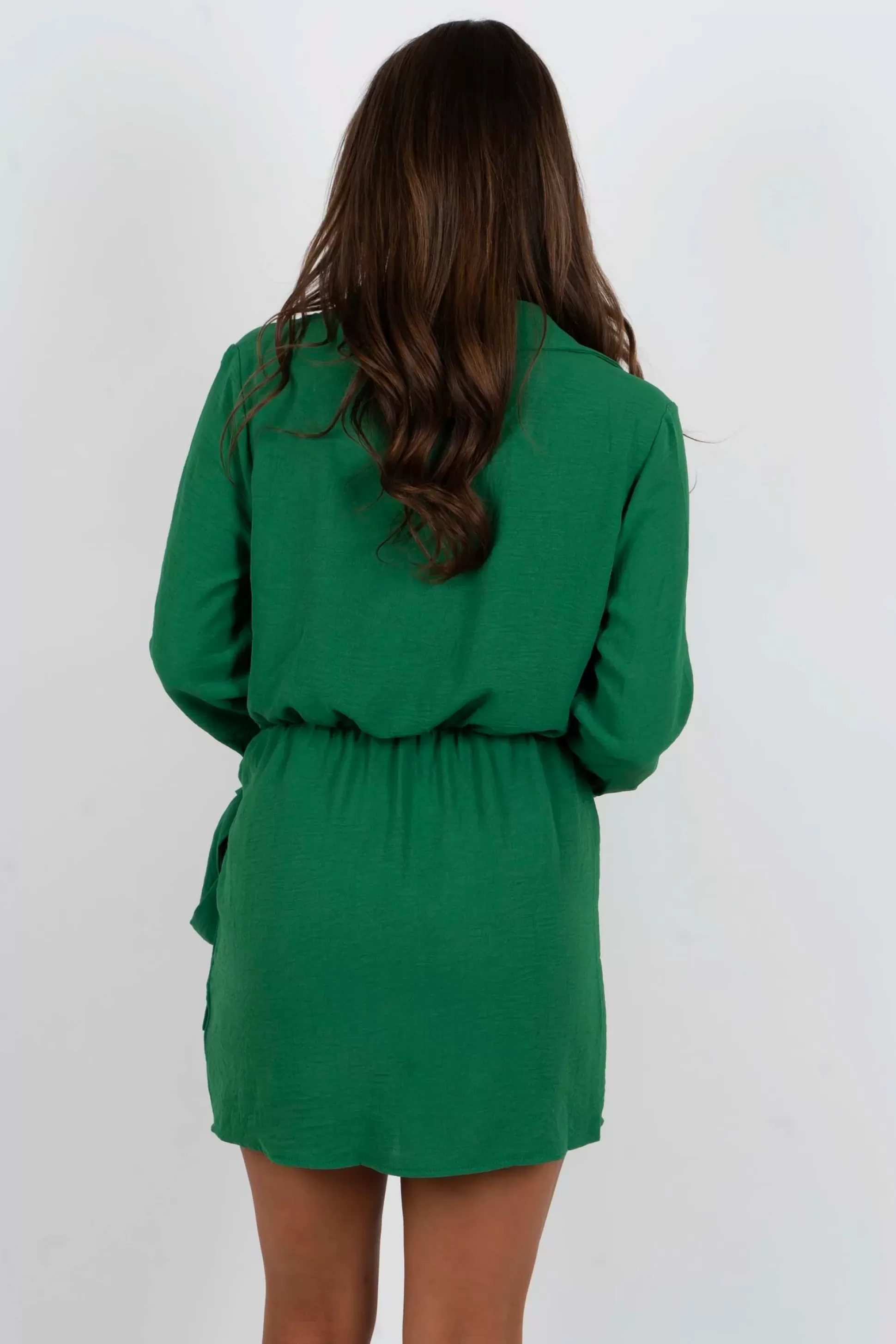 Blushing Brunette Just For A Moment Dress (Kelly Green)>Women Dresses