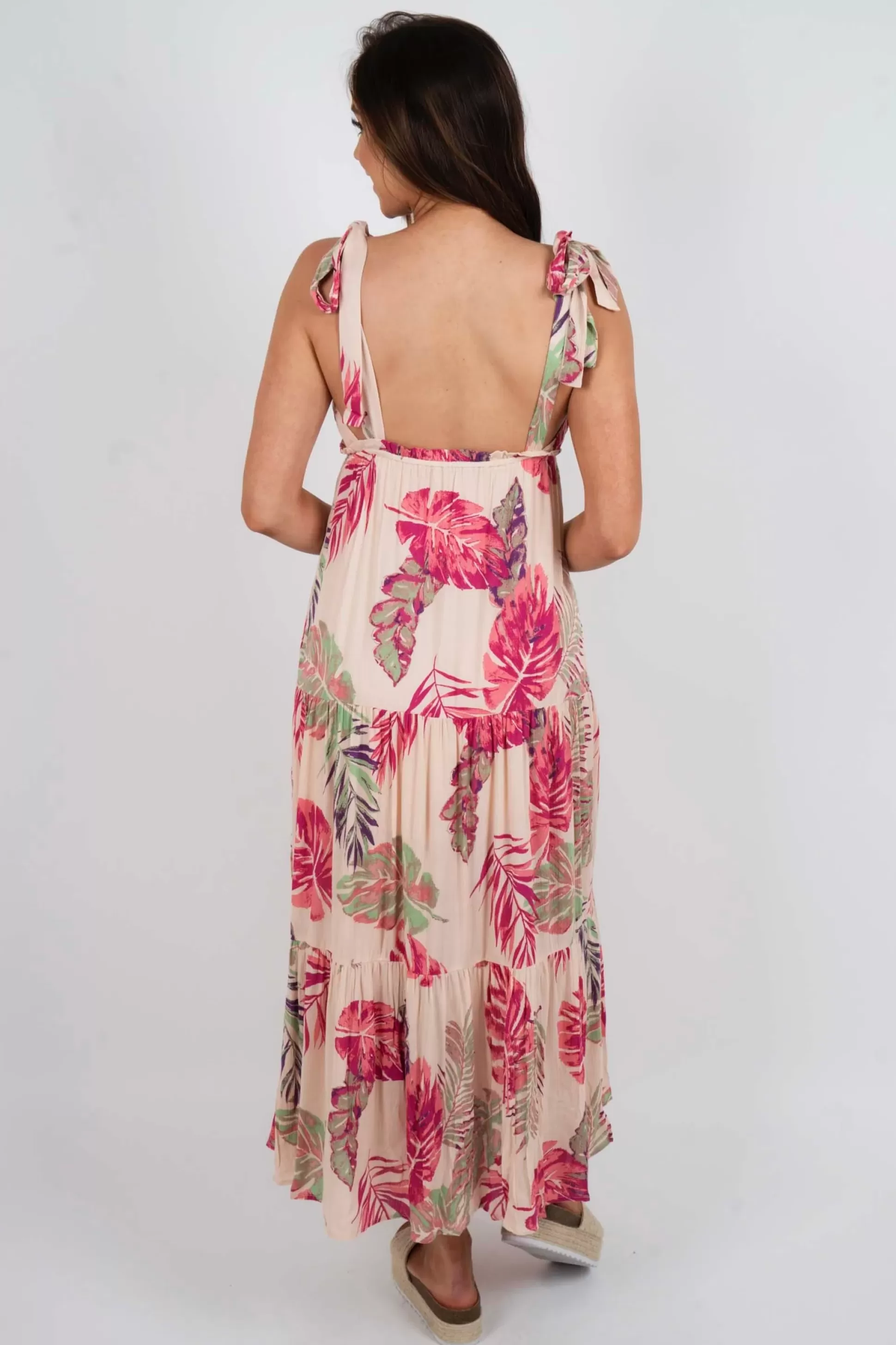 Blushing Brunette Leave Me Amazed Maxi Dress>Women Dresses