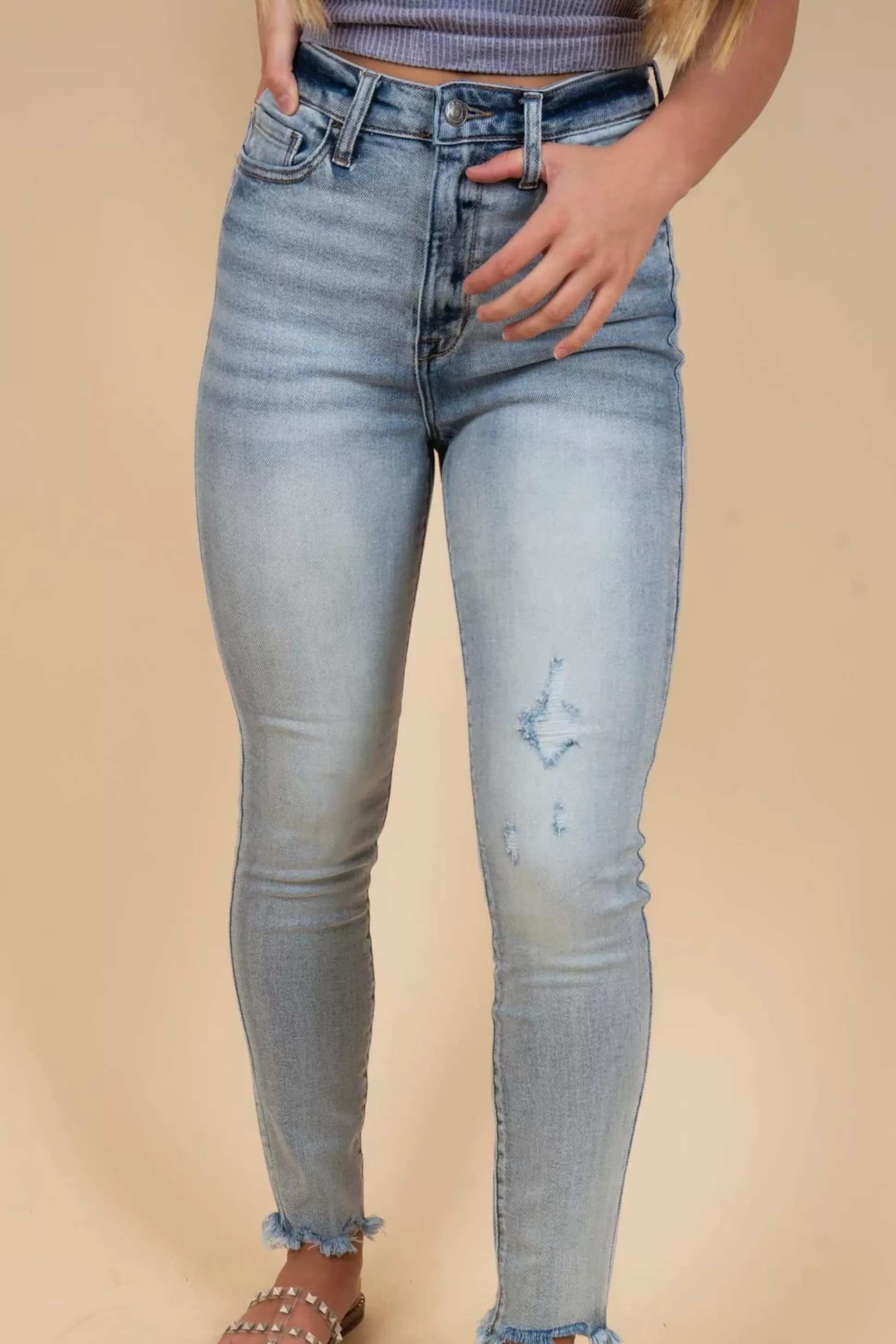 Blushing Brunette Lennon High Rise Skinny Jeans>Women Pants And Jeans