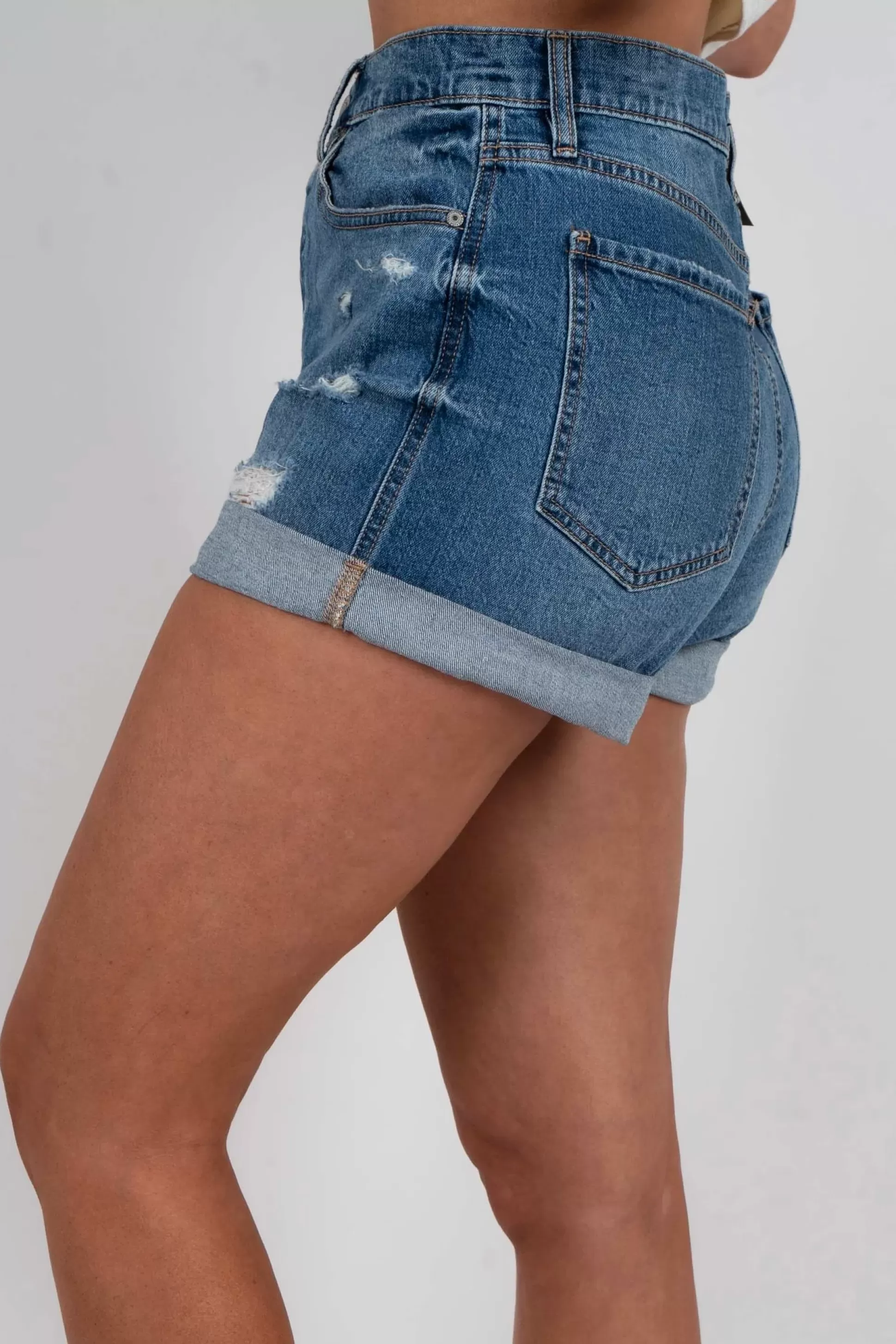 Blushing Brunette Olivia Ultra High Rise Mom Shorts>Women Shorts