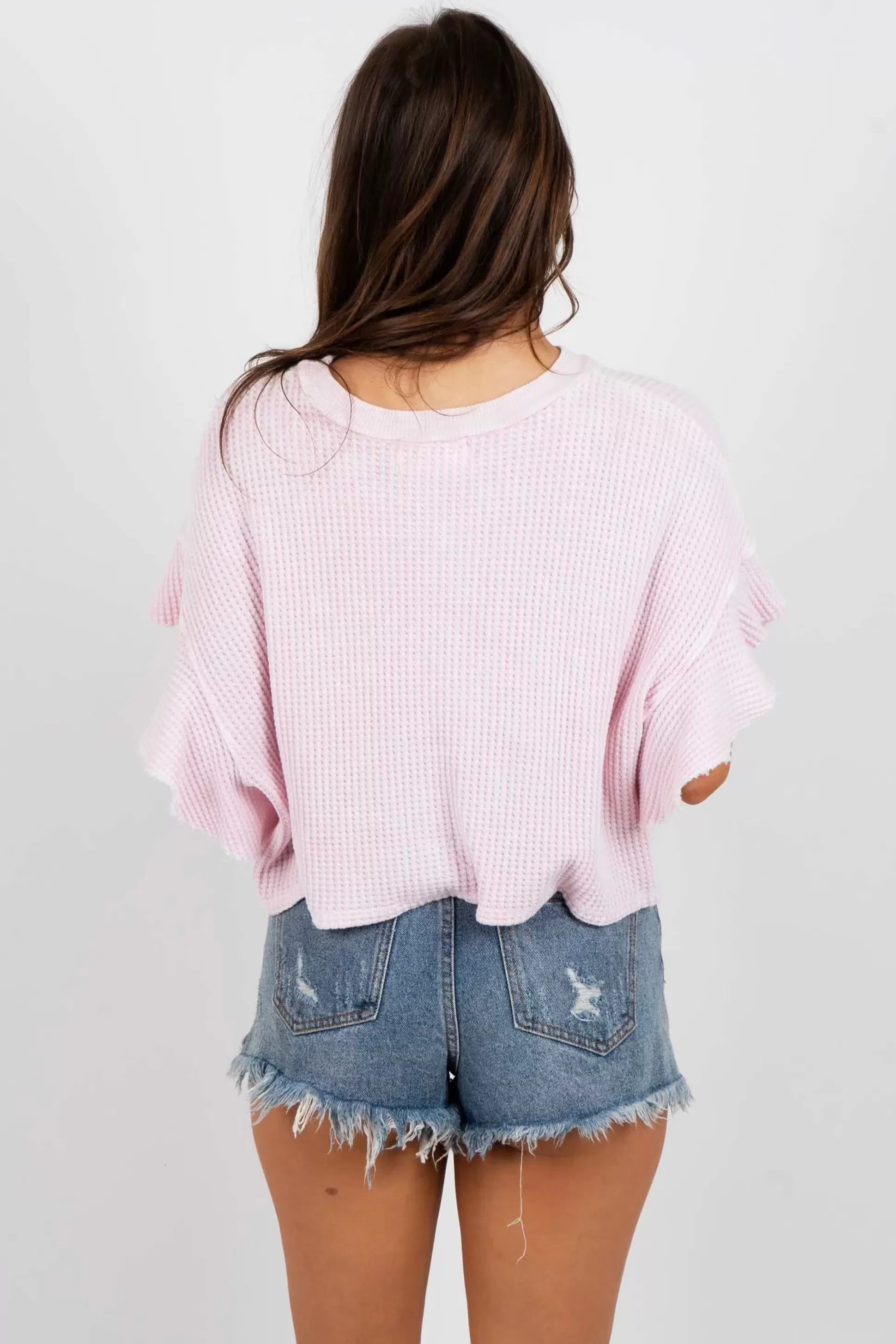 Blushing Brunette State Of Mind Top>Women Crop Tops