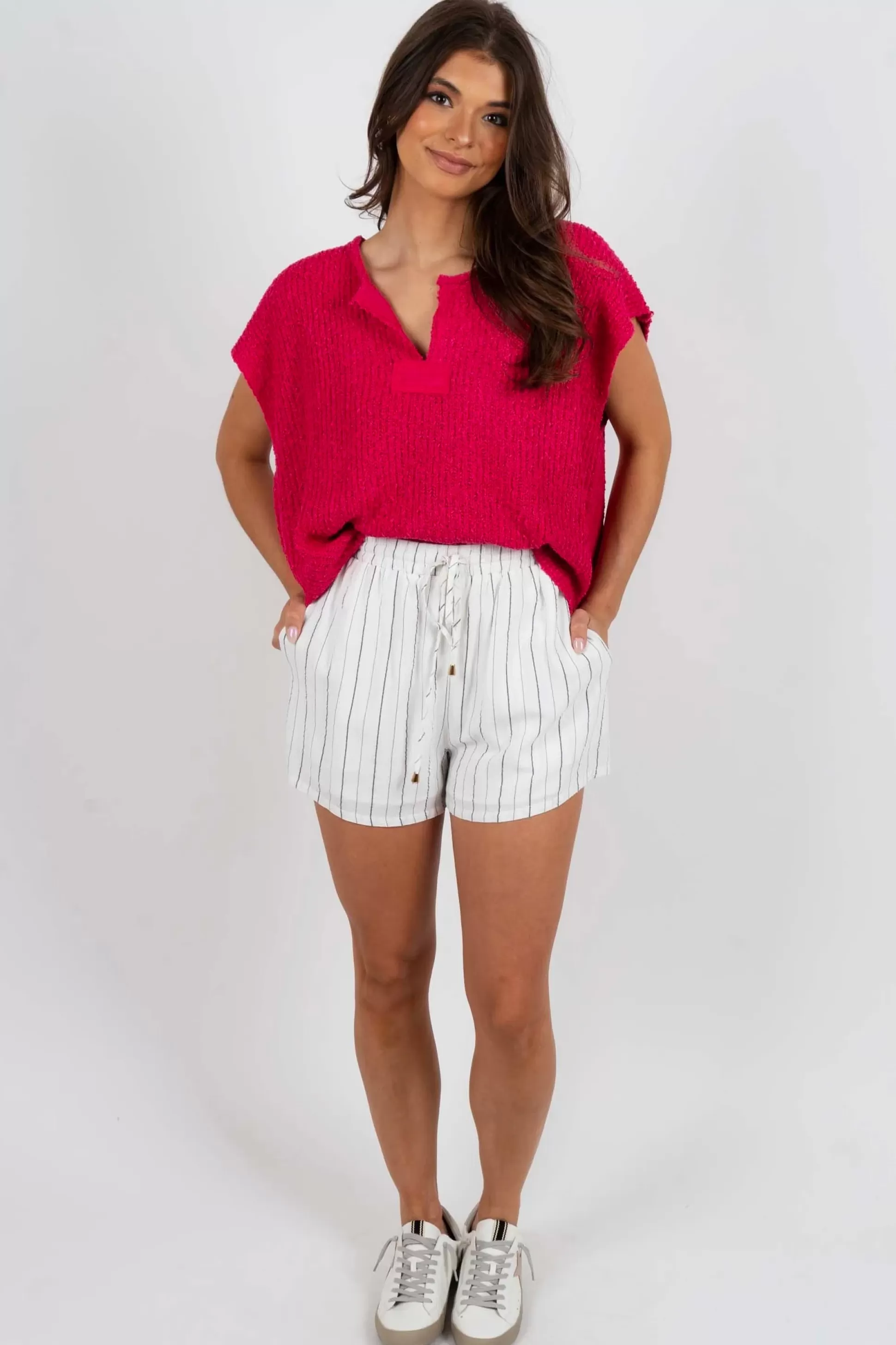 Blushing Brunette You Complete Me Shorts>Women Shorts