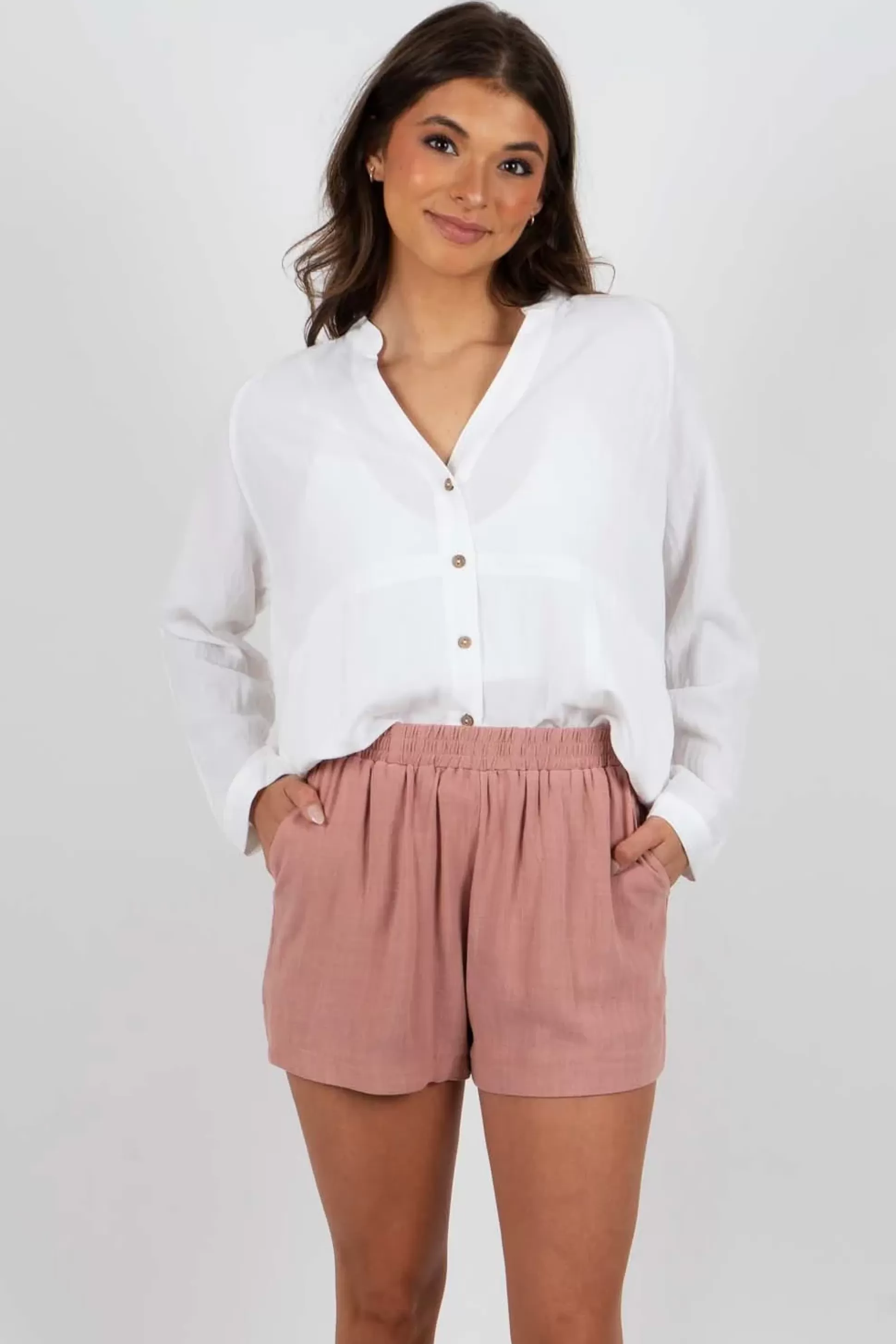 Blushing Brunette You'Ll Be Amazed Shorts (Peony Pink)>Women Shorts